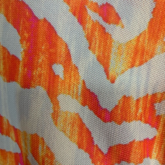 Circus NY Mesh Ruched Imogene Long Sleeve Animal Print top sz LG - Picture 10 of 12